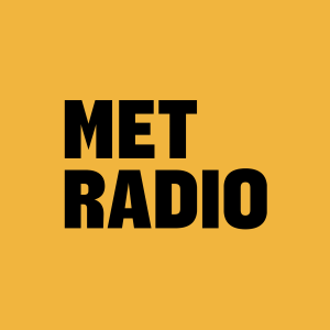 MetRadio logo in yellow