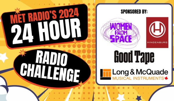 Banner displaying Radio Challenge sponsors for 2024