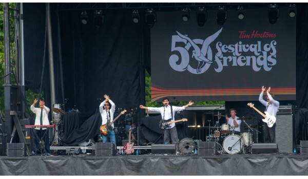 Toronto-based band Chlorine on stage at Festival of Friends 2026.